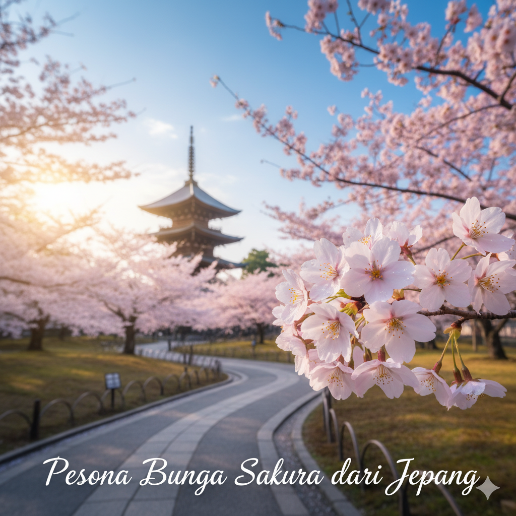 Pesona Bunga Sakura dari Jepang