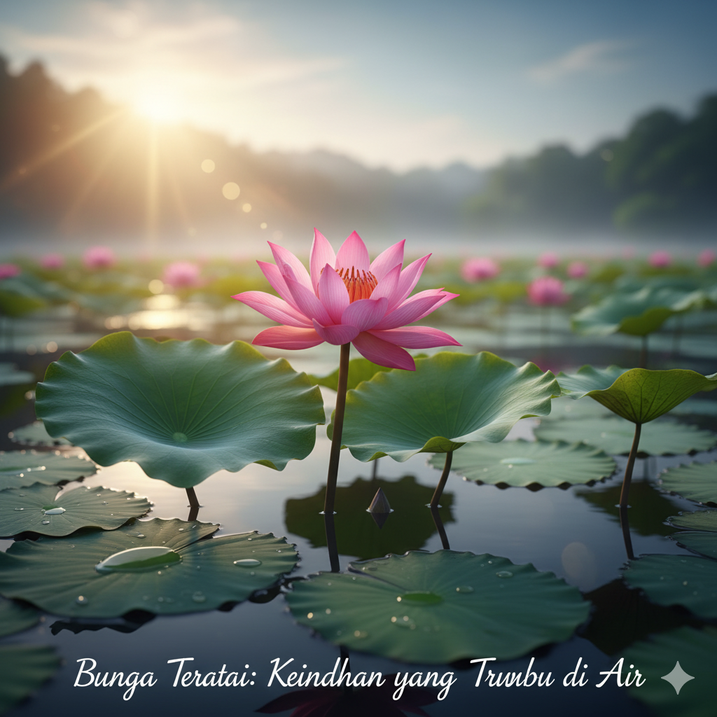 Bunga Teratai: Keindahan yang Tumbuh di Air
