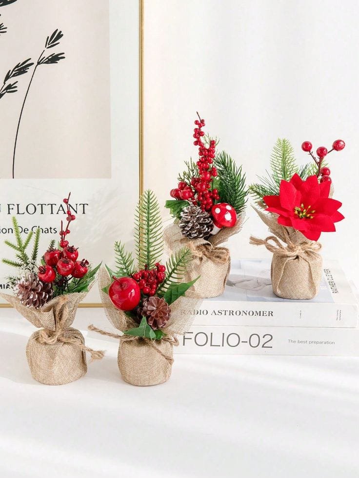 Dekorasi Meja Natal dengan Bunga Segar: Ciptakan Suasana Hangat & Elegan di Rumah