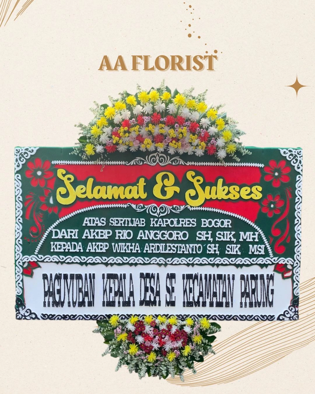 Papan Standar Jambul 1  Ukuran 1,25X2M 