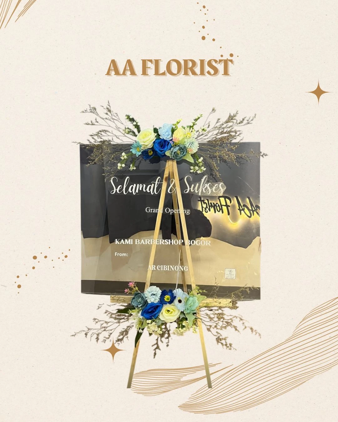 Standing Acrylic Artificial 8