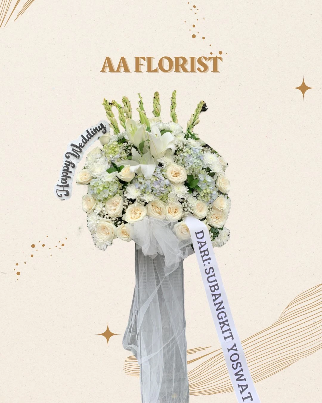 Standing Fresh Flower 8