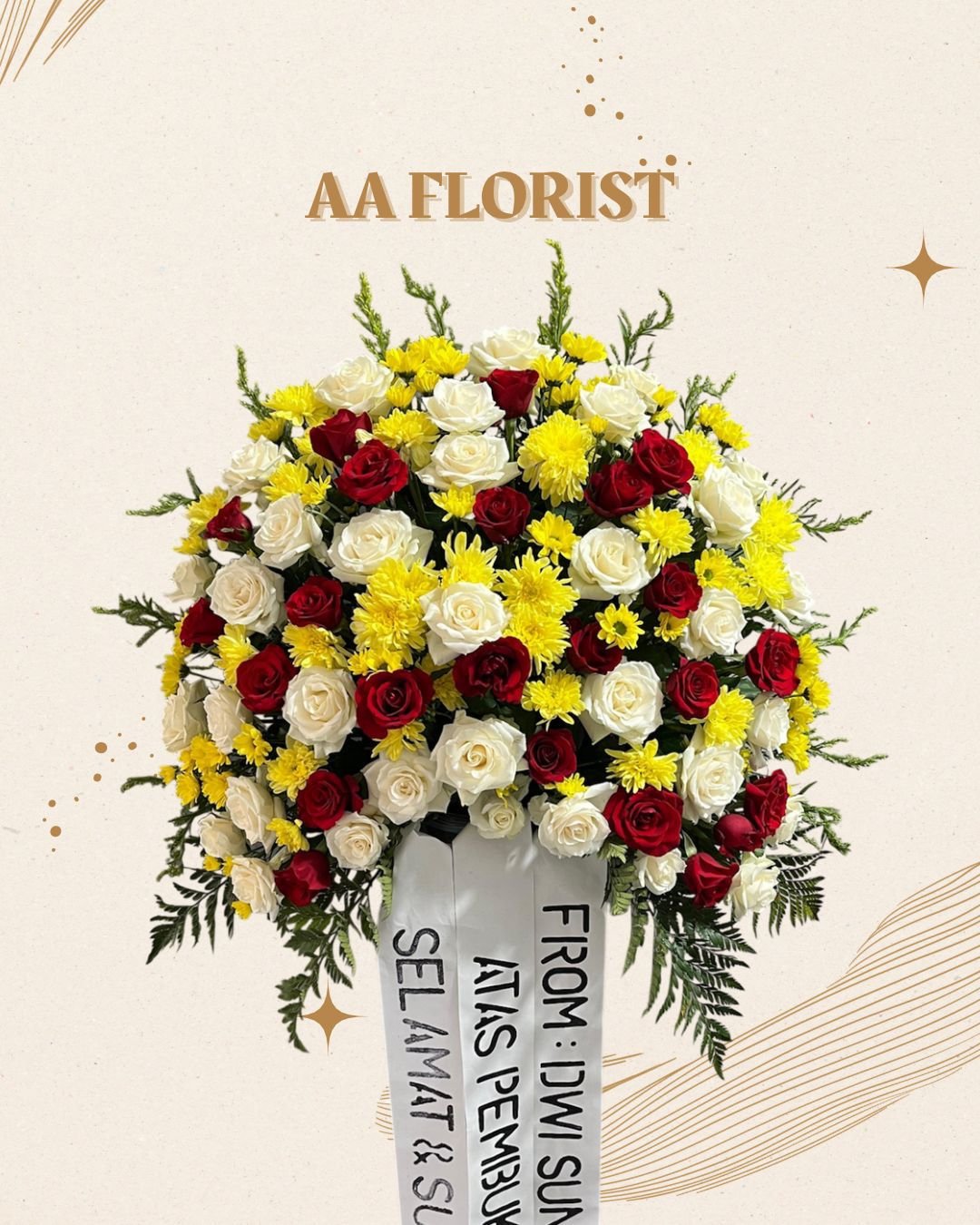 Standing Fresh Flower 10