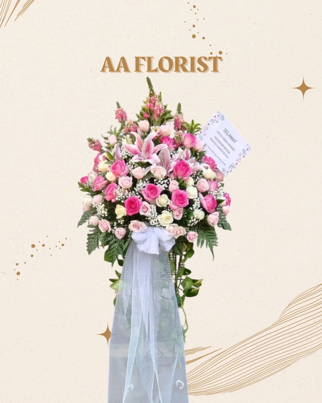 Standing Fresh Flower 17