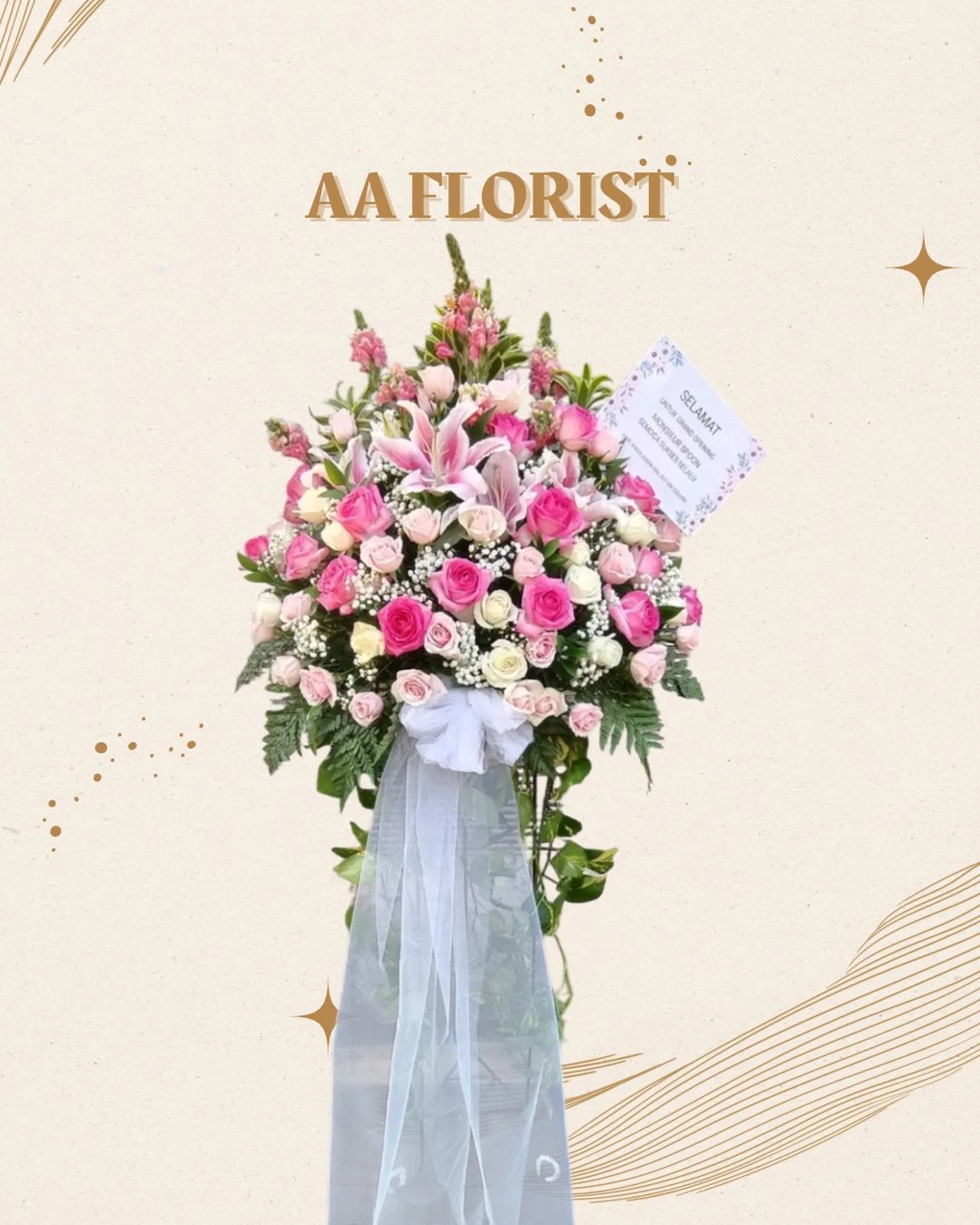 Standing Fresh Flower 17