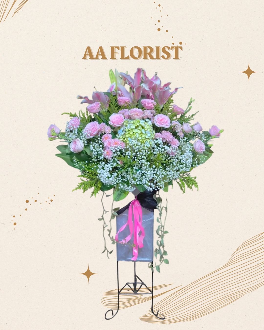 Standing Fresh Flower 18