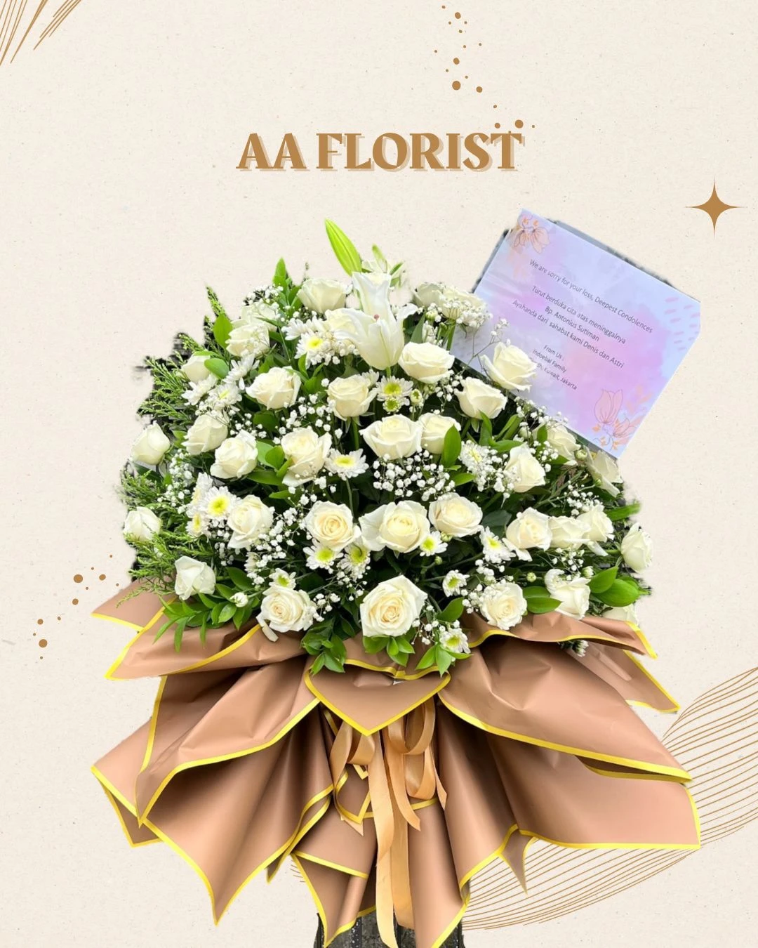 Standing Fresh Flower 19