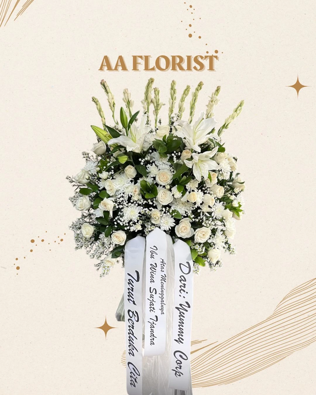 Standing Fresh Flower 30