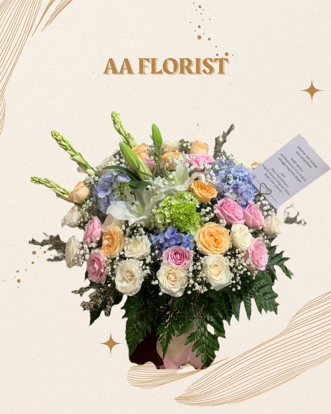 Rangkaian Vase Fresh Flower 2