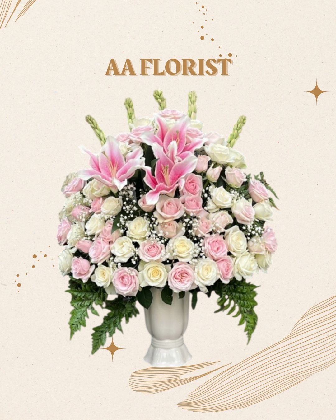 Rangkaian Vase Fresh Flower 6