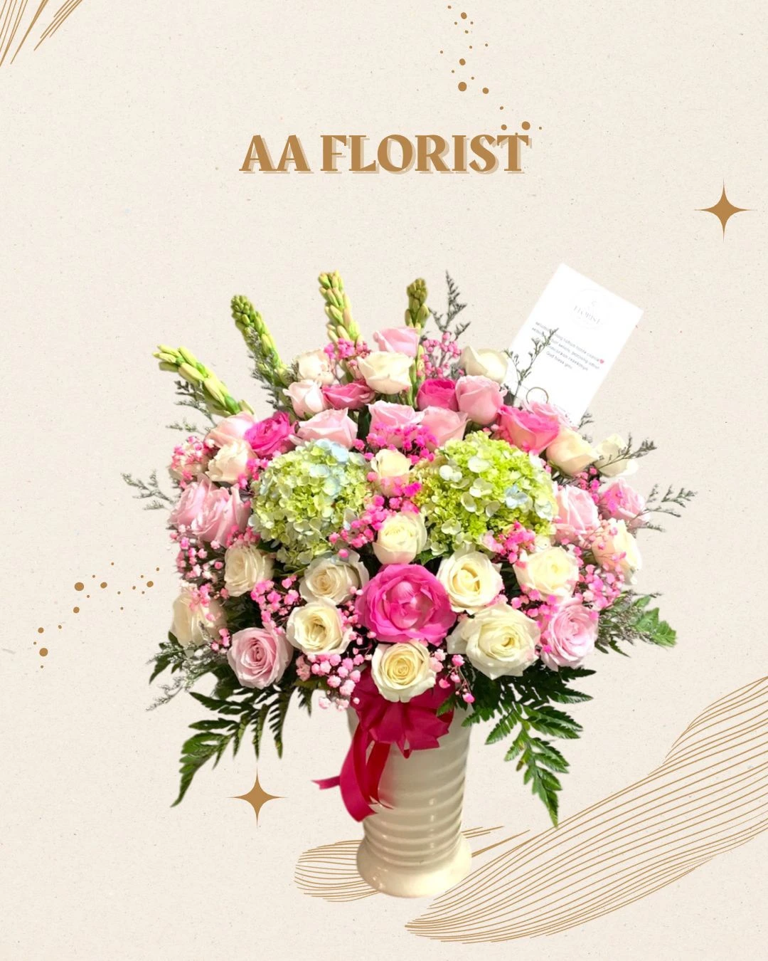 Rangkaian Vase Fresh Flower 15