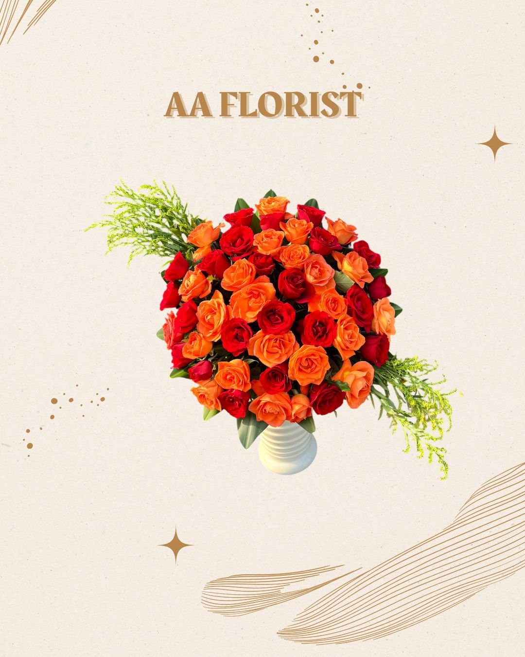 Rangkaian Vase Fresh Flower 30