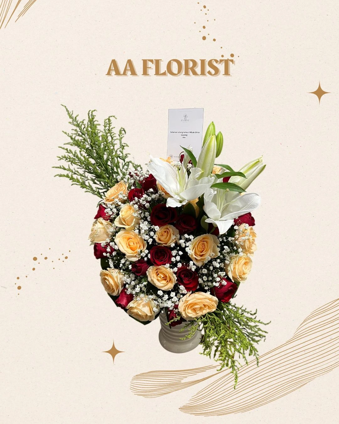 Rangkaian Vase Fresh Flower 33