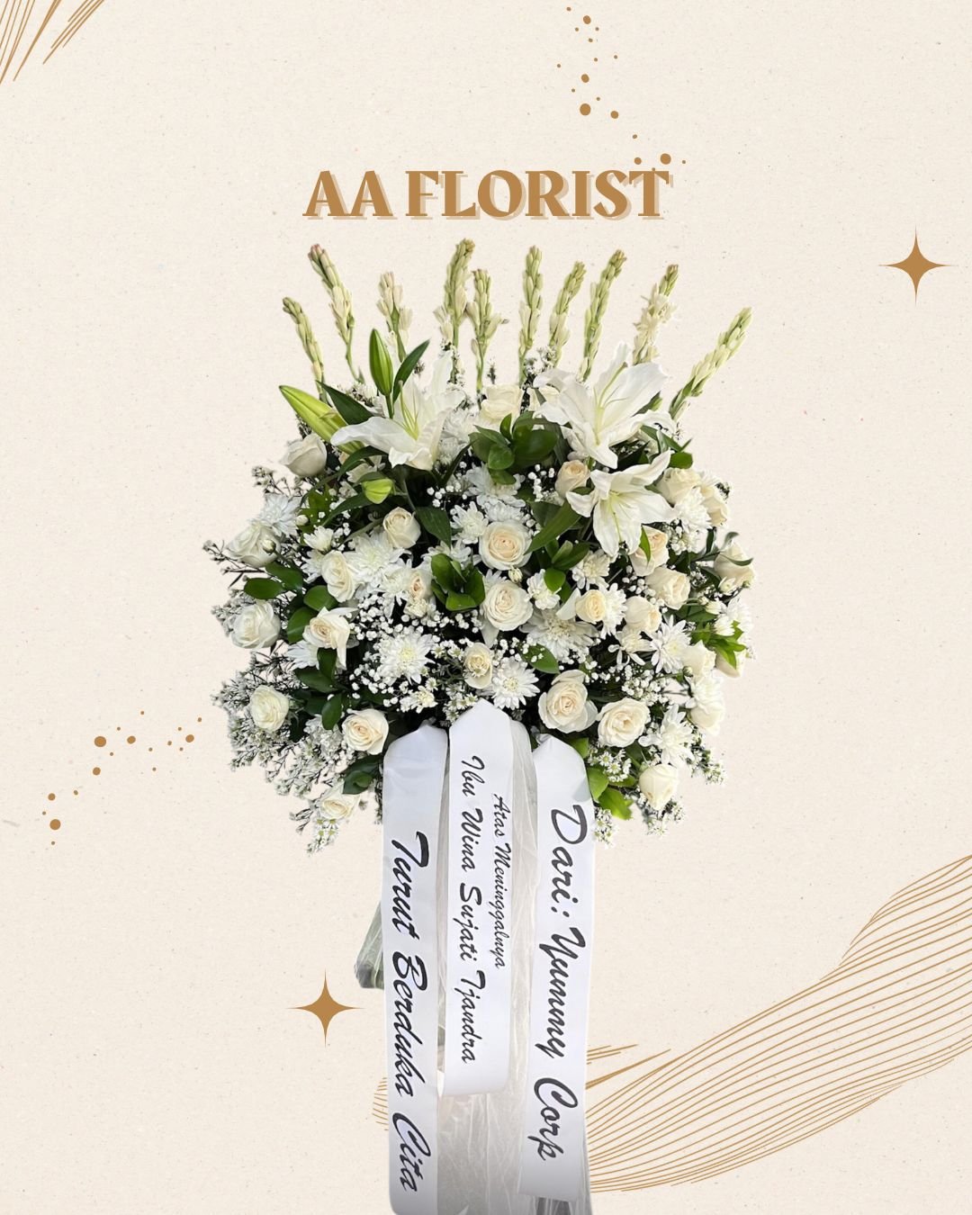 Standing Fresh Flower 30