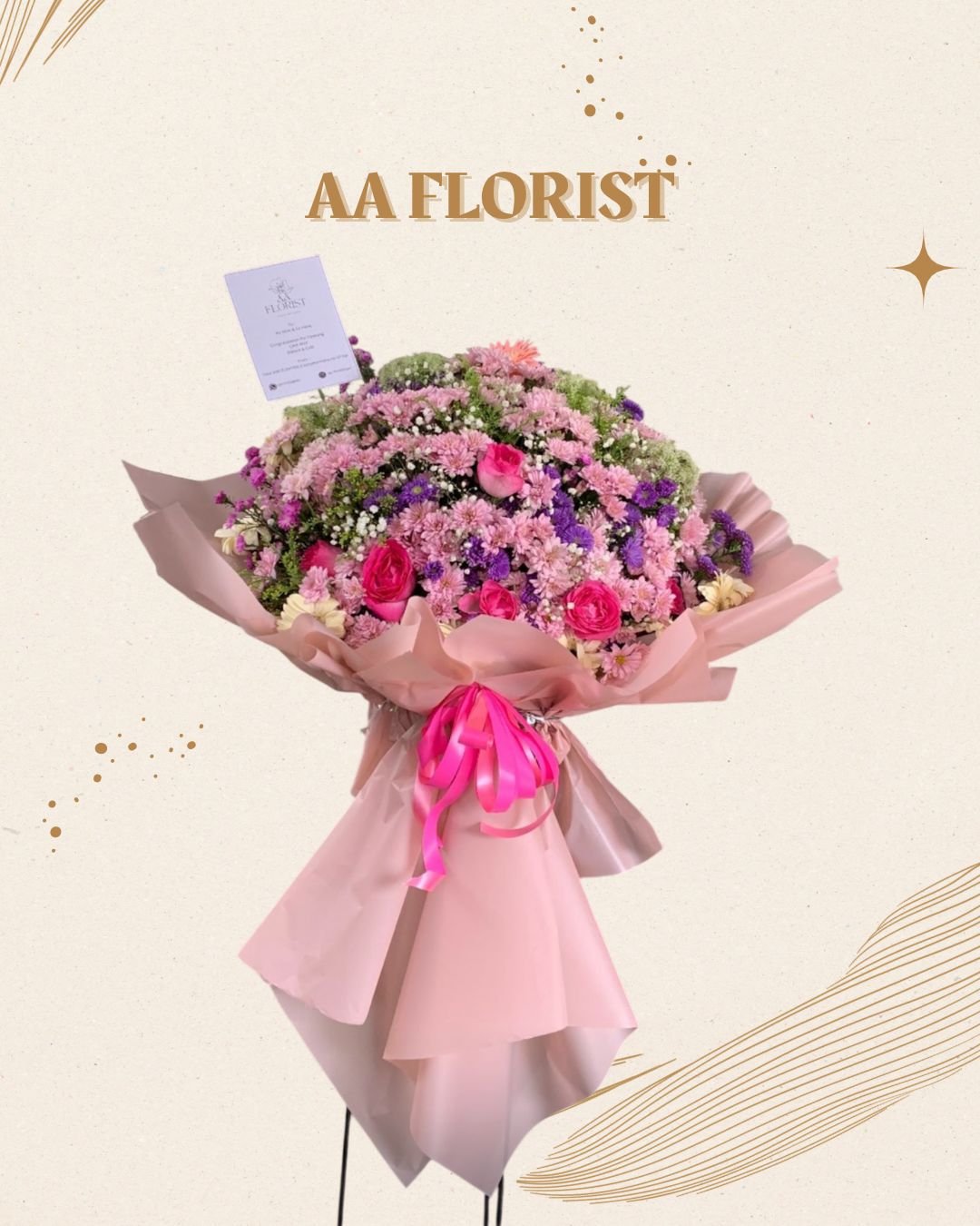 Standing Fresh Flower 26