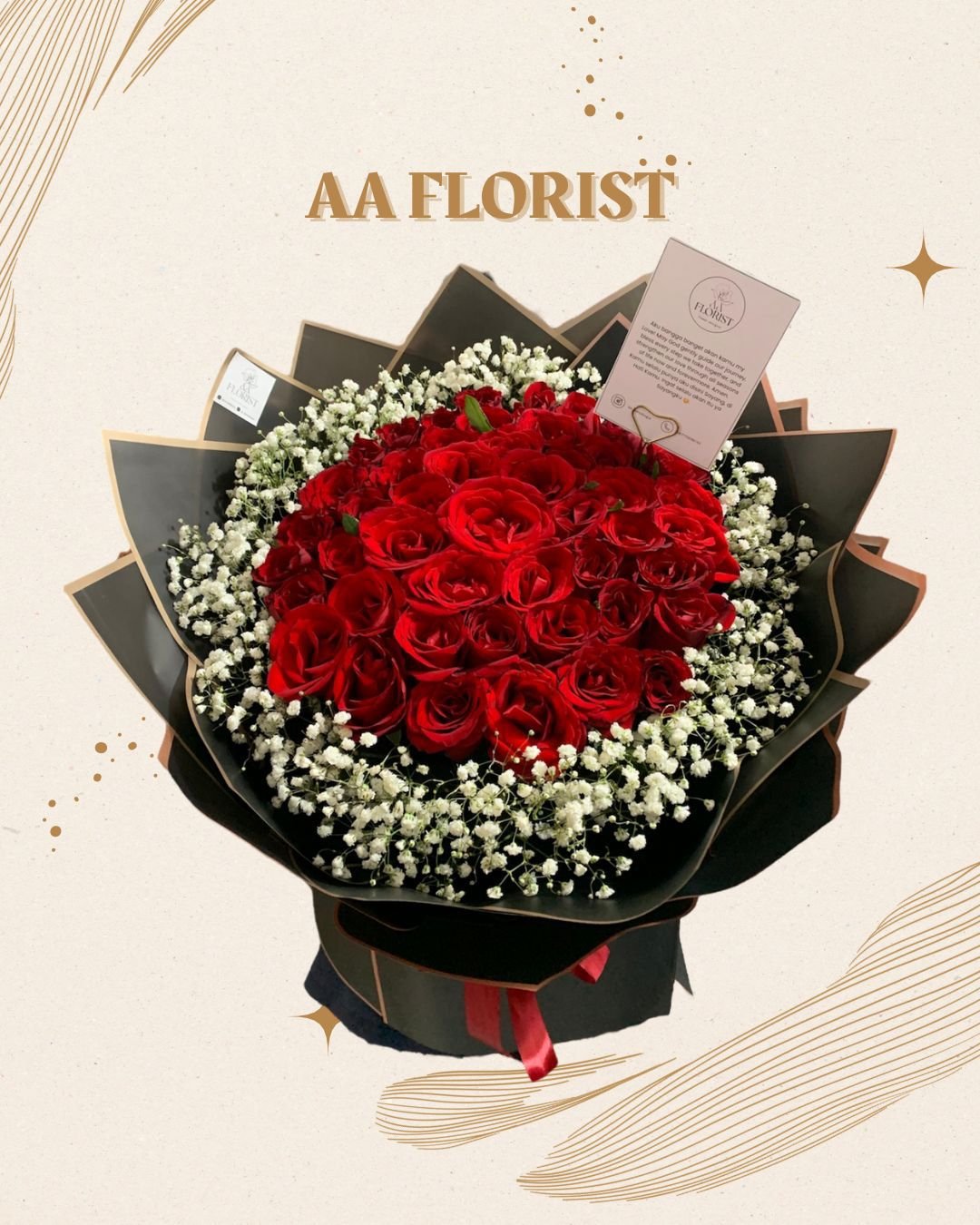 Elegant Bouquet 50 Tangkai