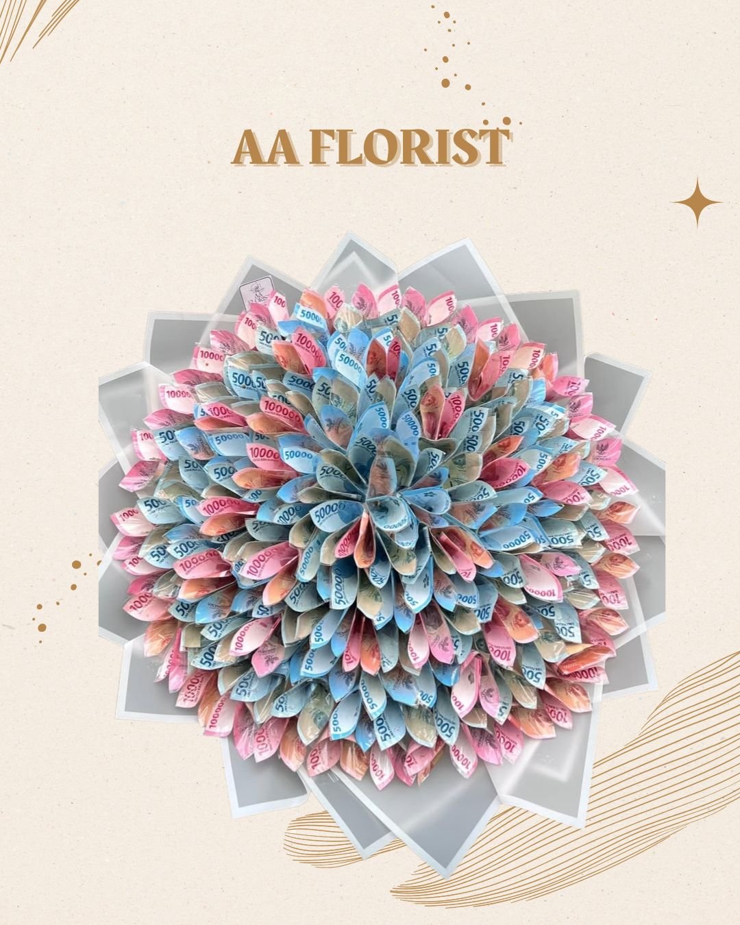 Money Bouquet Round
