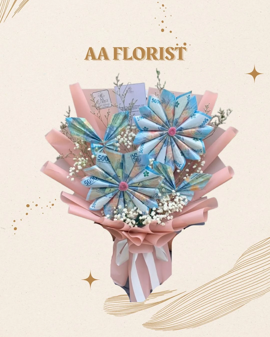 Money Bouquet Flower