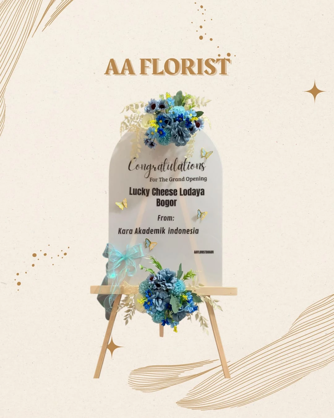 Standing Acrylic Artificial 14