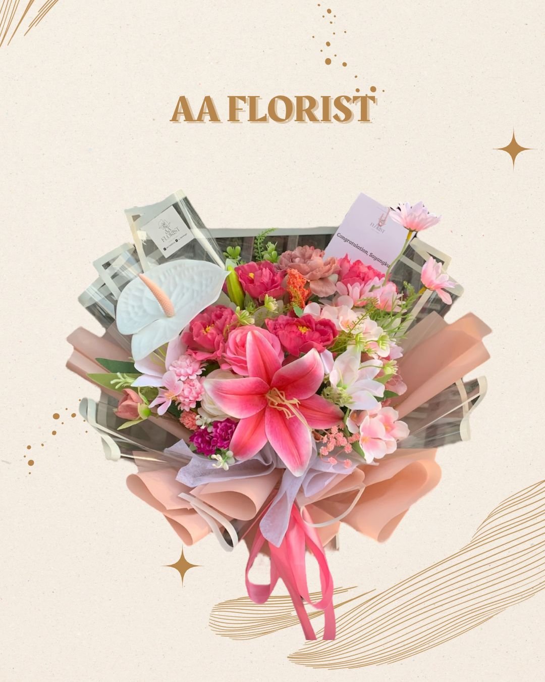 Bouquet Artificial 30