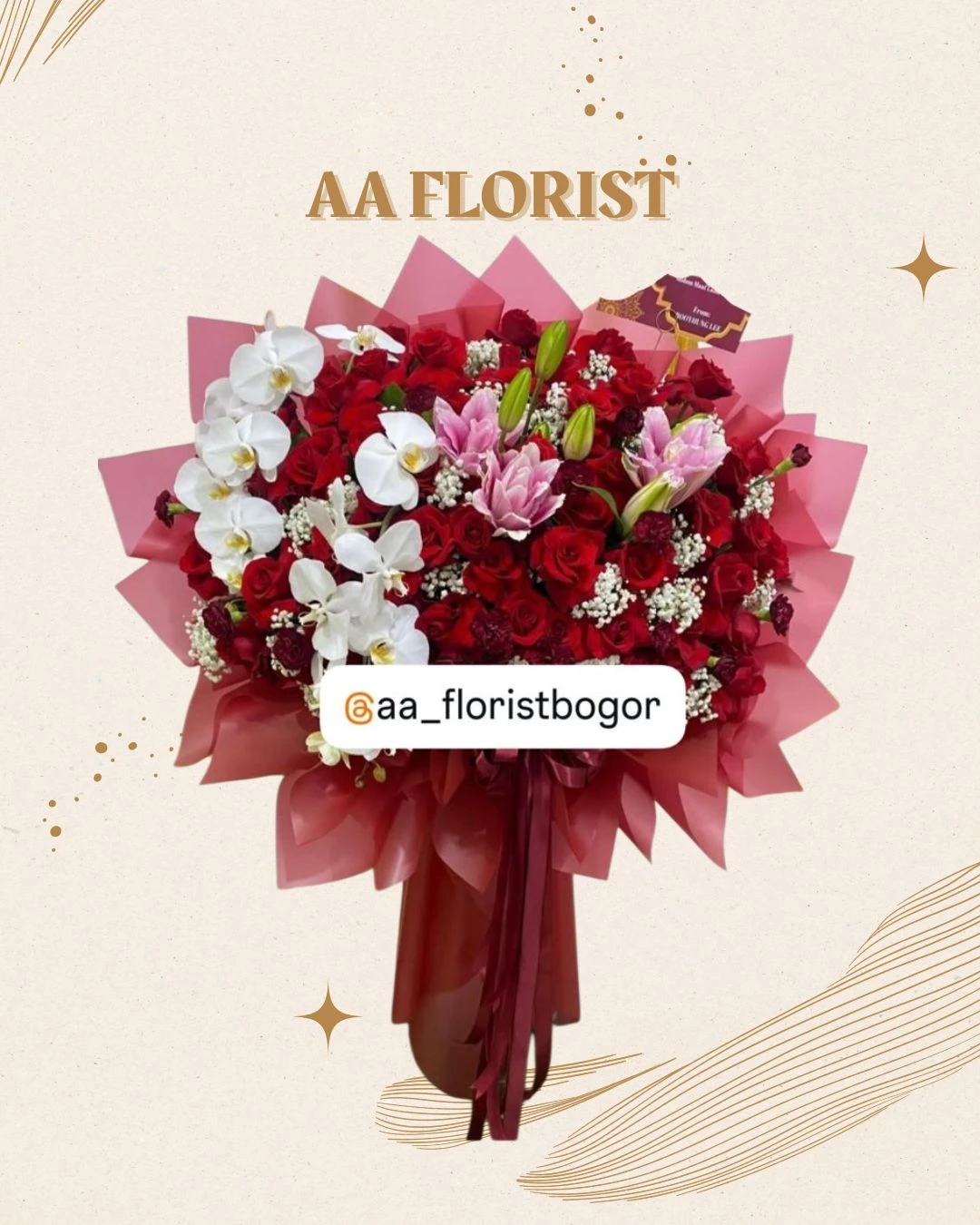 Standing Fresh Flower 35