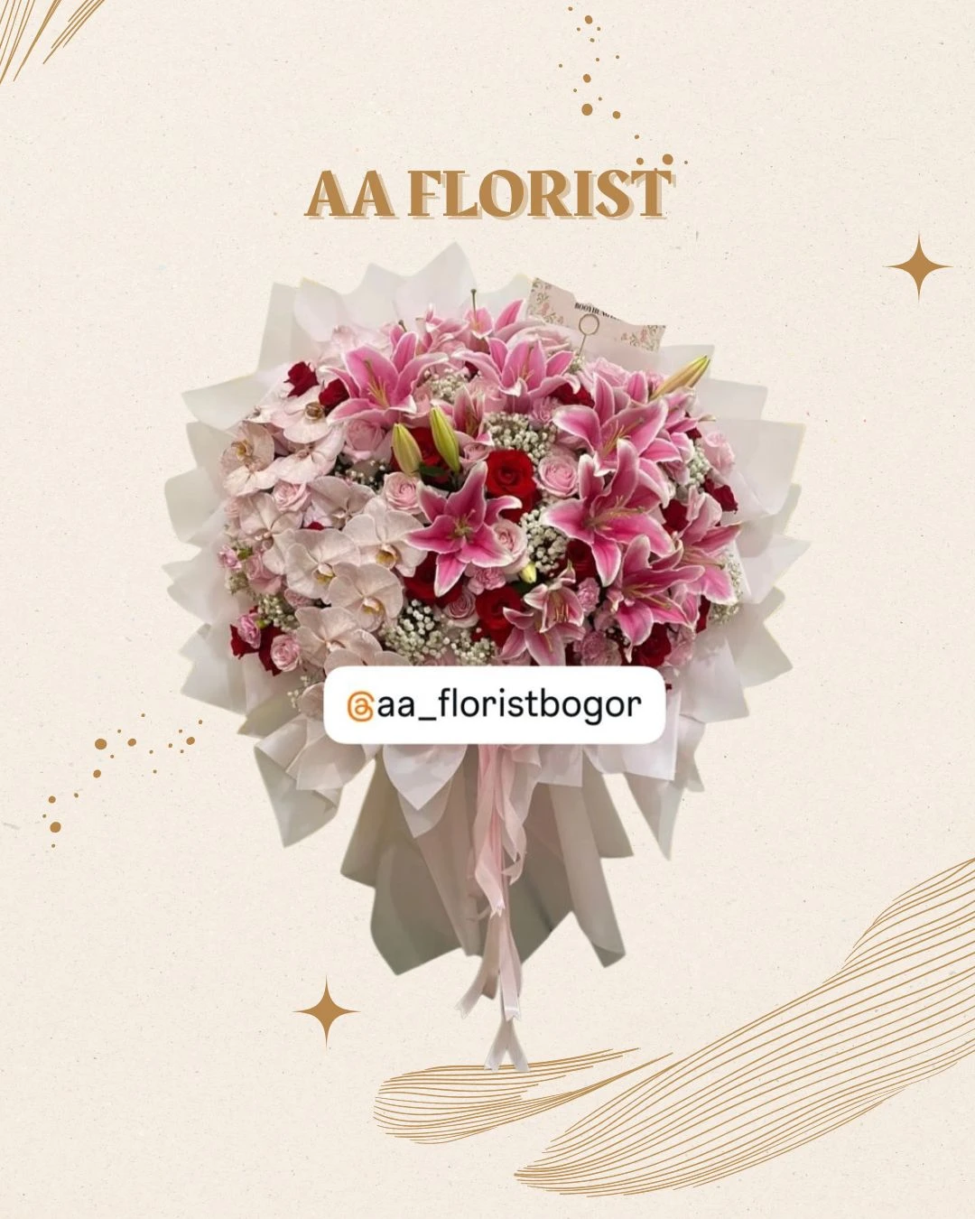 Standing Fresh Flower 36