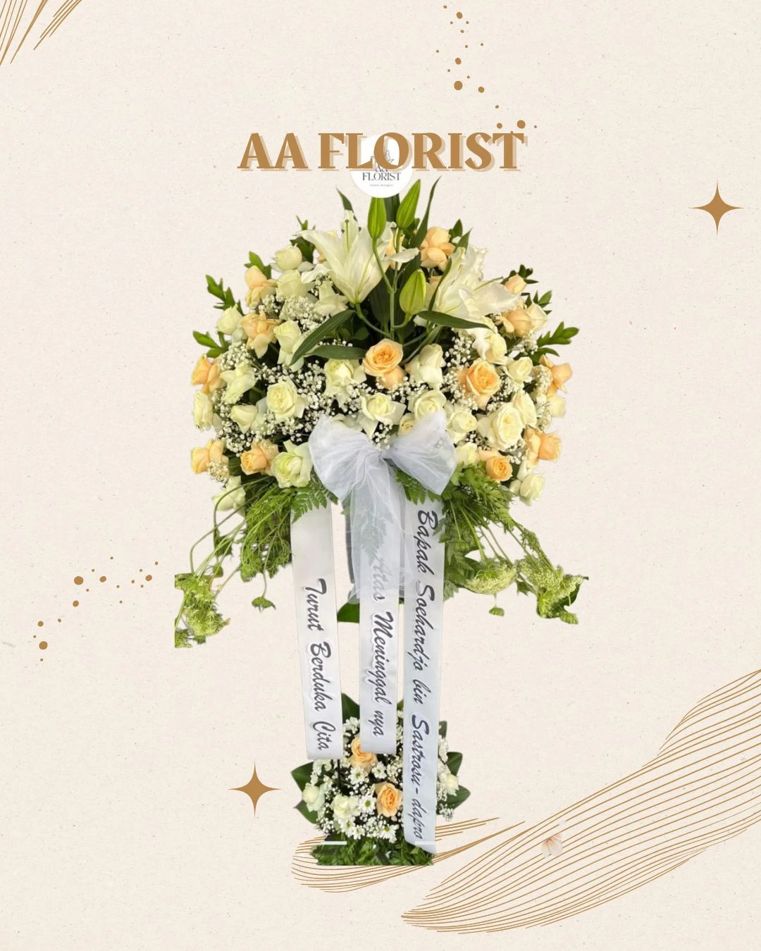 Standing Fresh Flower 38