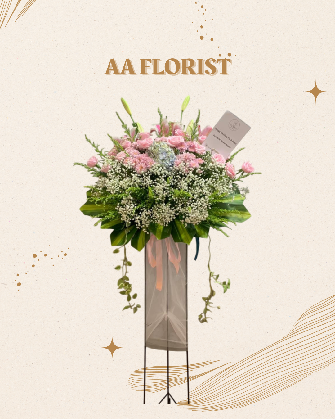 Standing Flowers fresh